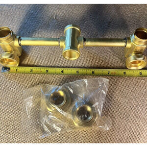 KingstonBrass Solid Brass Plumbing 2 Hole Replacement Valve Body